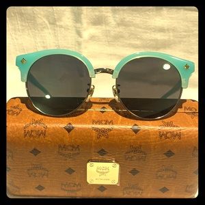 Brand new MCM turquoise sunglasses.